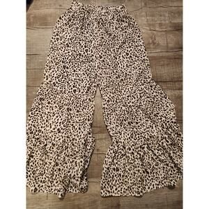 Umgee Womens Culotte Leopard S